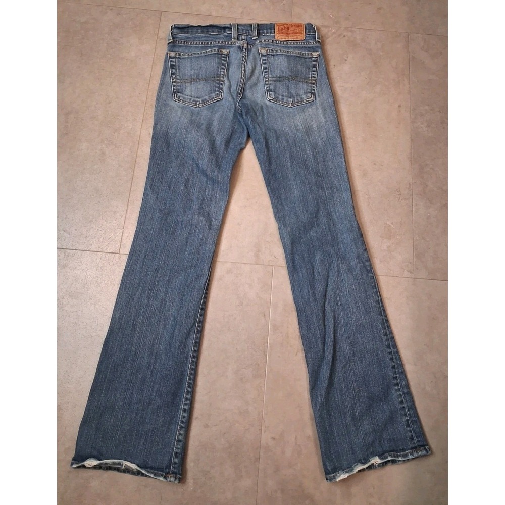 Lucky Brand Sundown Jean Size 2 Y2K Bootcut Flare Distressed - Picture 3 of 12